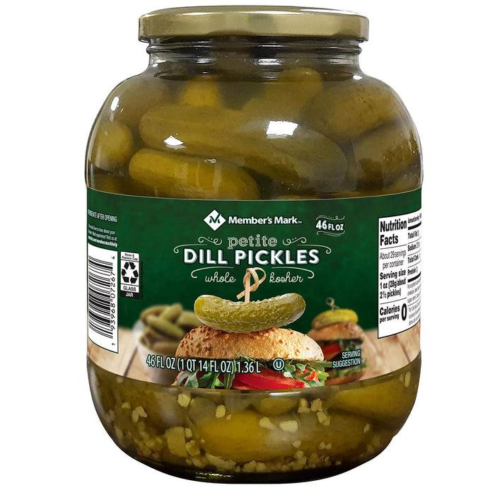 Members Mark Petite Dill Pickles 46 Oz