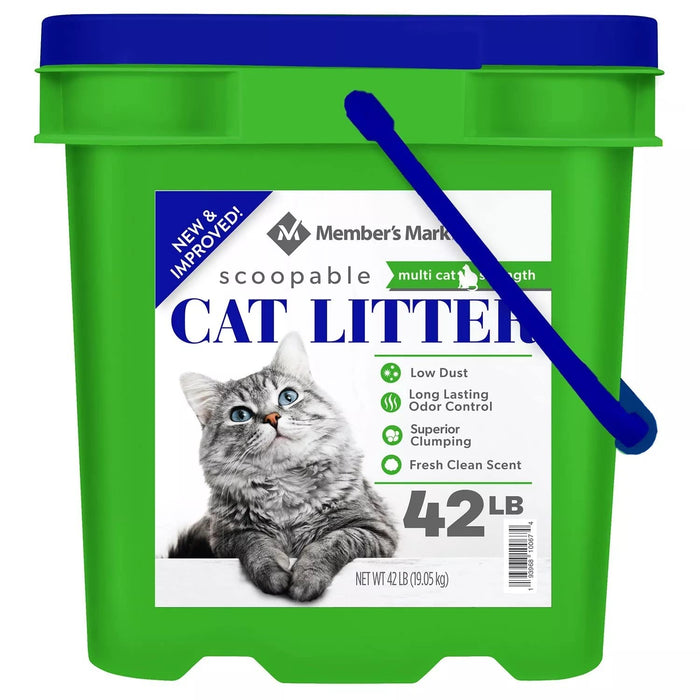 Members Mark Scoopable Cat Litter 42lb