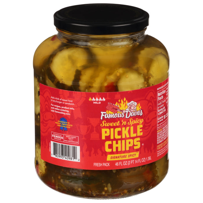 Famous Daves Sweet and Spicy Pickles 46oz