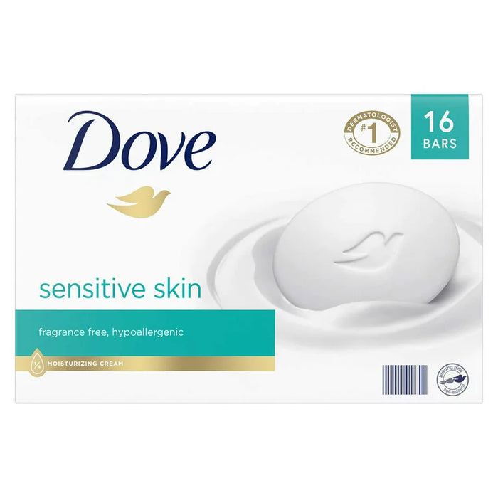 Dove Sensitive Skin Bar Soap 16 Unidades