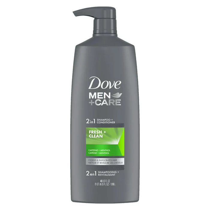 Dove Men Care Fresh Clean Shampoo 2en1 40oz