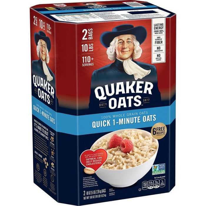 Quaker Quick Oats 5lb Paquete de 2 Unidades