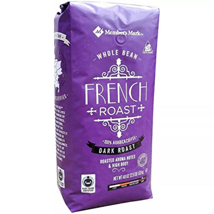 Members Mark Whole Bean French Roast Coffee 40oz