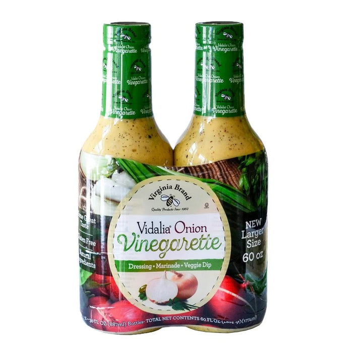 Virginia Brand Vinagreta de Vidalia Onion 30oz Paquete de 2 Unidades