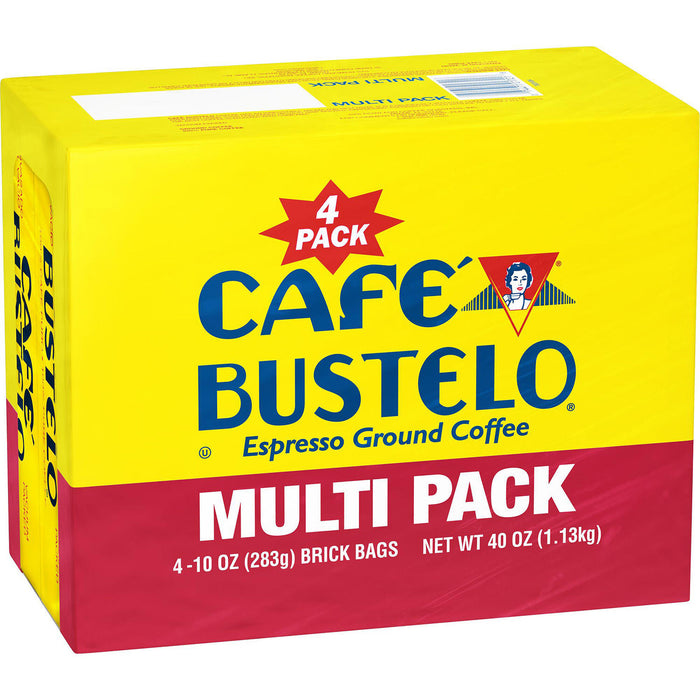 Bustelo Cafe Molido 10oz Paquete de 4 Unidades