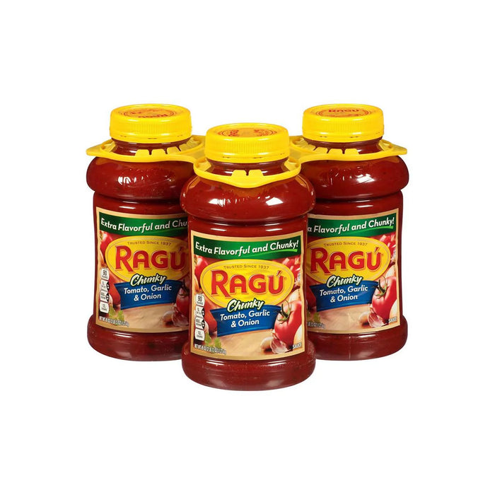 Ragu Chunky Garden Combination Pasta Sauce 45oz Paquete de 3 Unidades