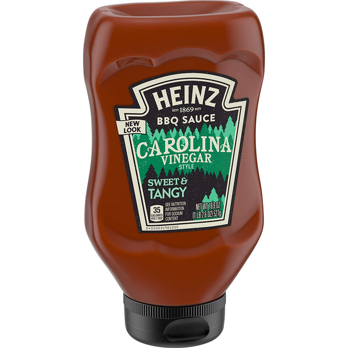 Heinz Carolina Vinegar Style Tangy BBQ Sauce 18.6oz