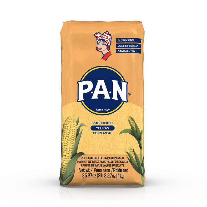 PAN Yellow Corn Flour 2.2lb Caja de 10 Unidades