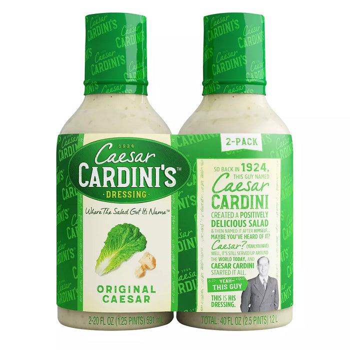 Cardinis Caesar Dressing 20oz 2pack