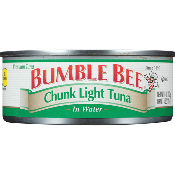 Bumble Bee Atun en Trozos en Agua 142gr Paquete de 12 Unidades