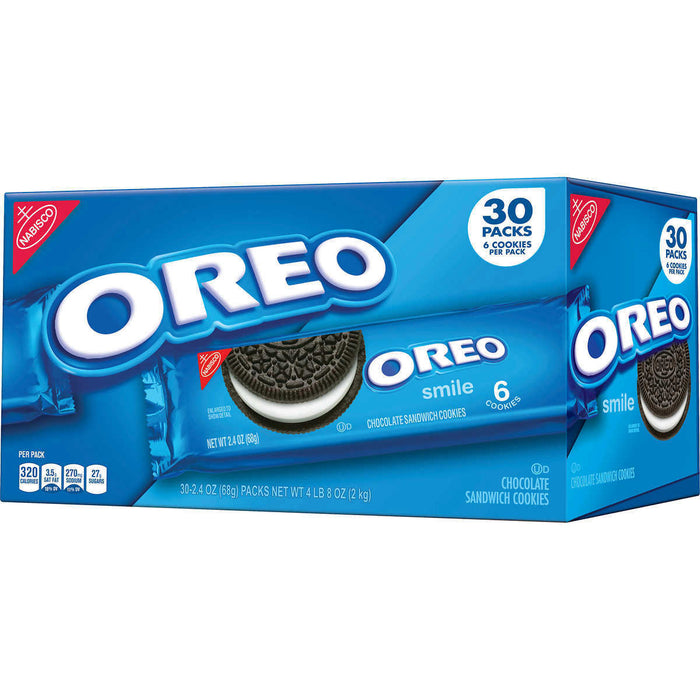 Oreo Smiles 2.4oz Caja de 30 Unidades